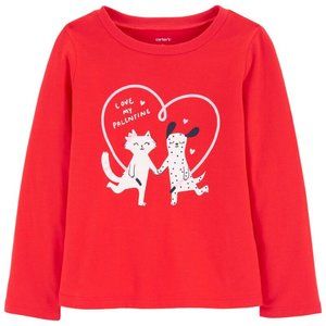 CARTER'S Valentine's Day Jersey Tee 12 NWT